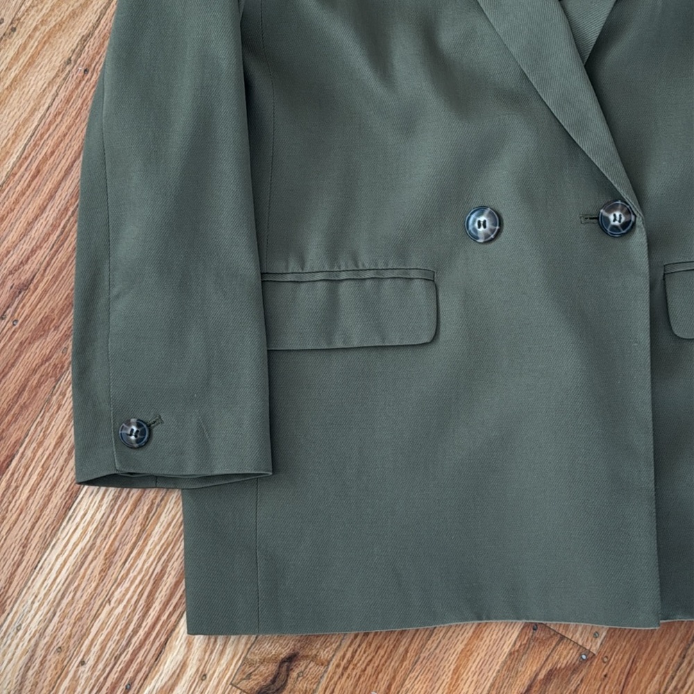 Madewell Drapeweave Caldwell Double-Breasted Blazer - Picture 3 of 8